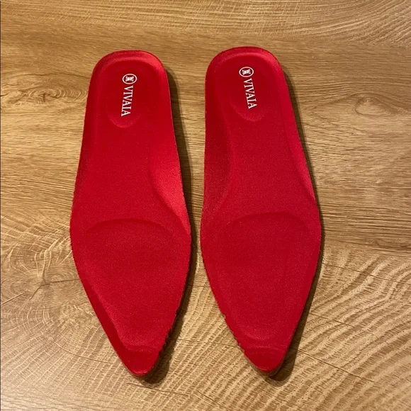 Vivaia Red Women's Flats - Picture 10 of 13